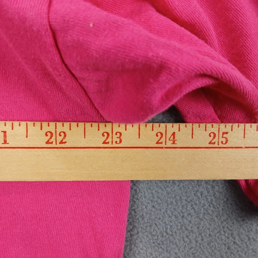 Vintage Oneita Power T-Shirt Men Large 42-44 Hot Pink Panache Sportswear Graphic
